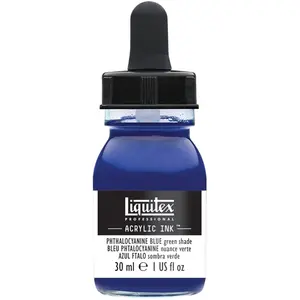 Comparateur de prix : LIQUITEX Encre acrylique bleu phtalo nuance verte 30ml I 