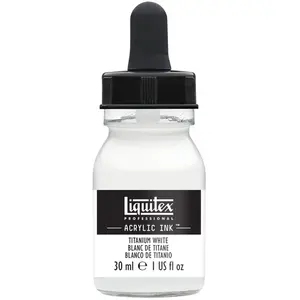 Comparateur de prix : Inconnu Encre acrylique blanc de titane 30ml Ink Liquitex