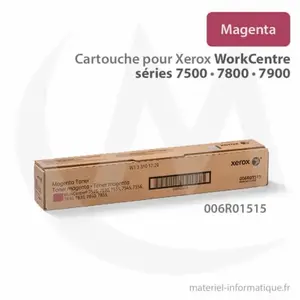 Comparateur de prix : Xerox Serie WorkCentre 7500 - magenta - original - cartouche de toner - Sold