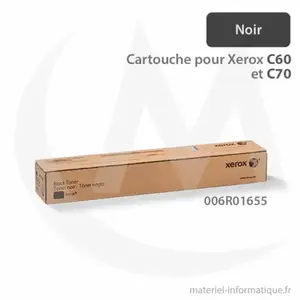 Cartouche de toner noir - originale - pour la gamme Xerox C60 et C70 pas cher