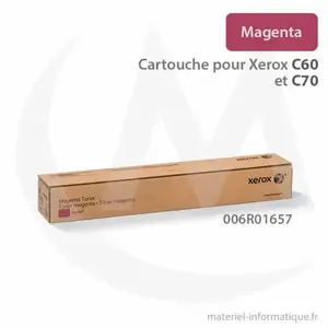 Comparateur de prix : Cartouche de toner magenta - originale - pour la gamme Xerox C60 et C70