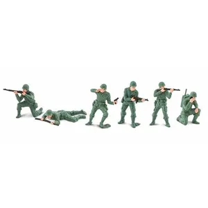 Safari décor de jeu Designer militaire Toob junior vert 6-pièces
