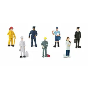 Safari décor de jeu People at work designer Toob junior 7 pièces