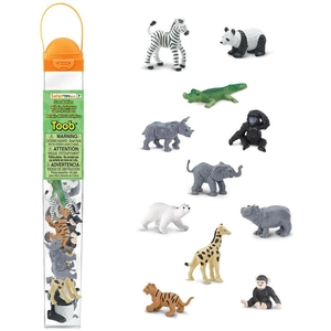 Non communiqué Plastoy - 6800-04 - Figurine - Animal - Tubo Figurine - Animal Sauvages Bebes