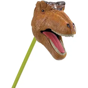 T-Rex marron - tête articulée
