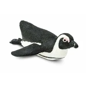 Safari_Ltd Safari animaux marins Pingouin à pieds noirs junior 8,1 cm noir/blanc