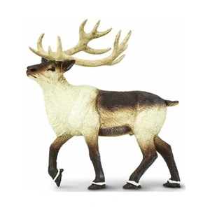 Safari animal de jeu renne junior 9,5 x 10 cm marron/blanc