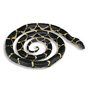 Non communiqué Safari jouer animal serpent roi 91,5 cm noir/jaune