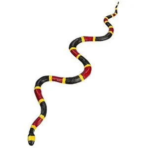 Safari animal de jeu serpent corail 58,5 cm rouge/vert/jaune