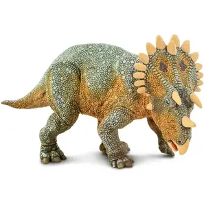 Safari Ltd- Prehsitoric Regaliceratops, 100085, Gris/Orange, Moyen