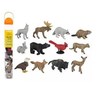 Safari jeu de rôle Nature Toob junior marron/gris/rouge 12 pièces pas cher