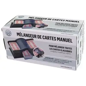 Comparateur de prix : Mélangeur de cartes manuel Piatnik Noir