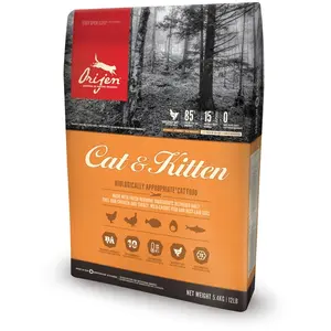 Comparateur de prix : Croquettes Chat - Orijen Croquettes pour Chats et chatons - 5,4 kg