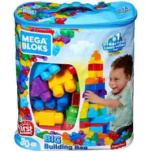 Mega Construx Premier Grand Sac De Construction Bulders 80 Pièces pas cher