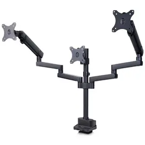 StarTech.com Support de Bureau - StarTech - 3 Écrans 27 - VESA 75x75/100x100 - Bras Réglable - Ergonomique pas cher
