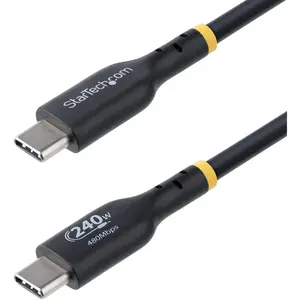 Comparateur de prix : Startech - com 1m usb-c Charging Cable usb-if Certified usb c Cable 240W pd epr usb 2.0 Type-C Laptop Charger Cord m/m (USB2EPR1M)