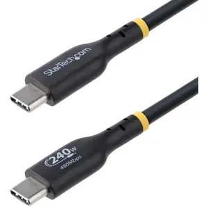 Comparateur de prix : StarTech.com Câble StarTech USB-C vers USB-C 240 W USB 2.0 - 3 m - Noir