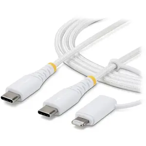 Comparateur de prix : StarTech.com Câble USB-C vers USB-C/Lightning (2 m)