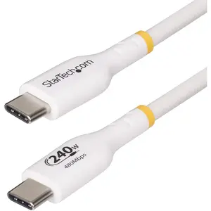 Comparateur de prix : StarTech.com Câble StarTech USB-C vers USB-C 240 W USB 2.0 - 2 m - Blanc