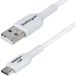 Comparateur de prix : StarTech.com Câble USB-A vers USB-C 2.0 - 3A - 2 m - Blanc