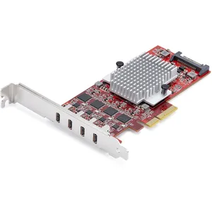 StarTech.com 4-Port USB Type-C PCIe Card, USB-C 10Gb, 4x Controllers, ... pas cher
