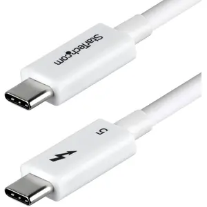 Comparateur de prix : StarTech.com Câble USB-C Thunderbolt 5 Blanc - 1 m