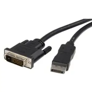 Comparateur de prix : StarTech.com Câble adaptateur DisplayPort vers DVI - STARTECH - 3 m - Noir