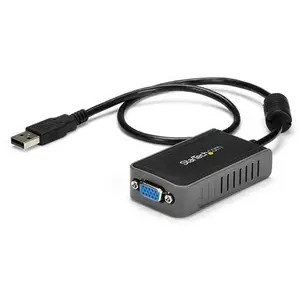 StarTech.com USB2VGAE2 adaptateur graphique USB 1600 x 1200 pixels Noir pas cher