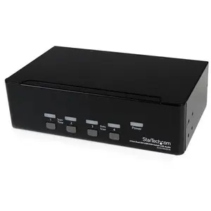 Comparateur de prix : StarTech.com STARTECH Switch KVM USB - 2 Ecrans DVI - Pour 4 ordinateurs avec Audio