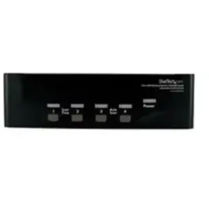 Comparateur de prix : StarTech.com StarTech 4 Port DVI VGA Dual Monitor KVM Switch