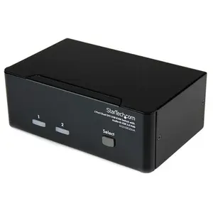 Comparateur de prix : StarTech.com Commutateur KVM USB et double DVI à 2 ports avec audio et hub USB 2