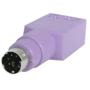Comparateur de prix : StarTech Adaptateur Clavier USB vers PS/2 - USB A Femelle - PS/2 Mâle Violet