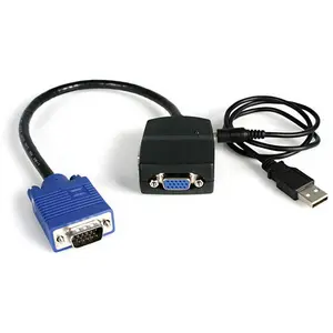Comparateur de prix : Startech Commutateur VGA avec 2 Ports ST122LE Noir TU