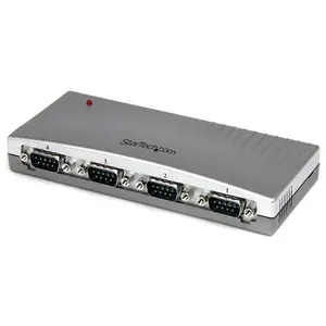 Comparateur de prix : StarTech.com Hub série RS232 à 4 ports - Adaptateur USB vers 4x DB9 RS232 alimen