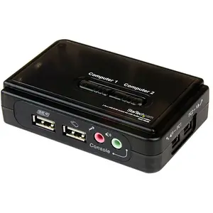 Comparateur de prix : StarTech.com Commutateur KVM 2 Ports VGA, USB et Audio