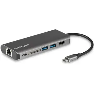 StarTech.com Adaptateur multiport USB-C - Lecteur de carte mémoire SD - Power De pas cher