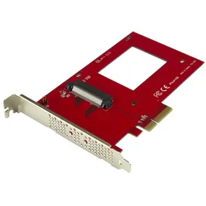 StarTech.com Adaptateur U.2 vers PCIe pour SSD U.2 NVMe - STARTECH - SFF-8639 - PCI Express 3.0 x4 pas cher