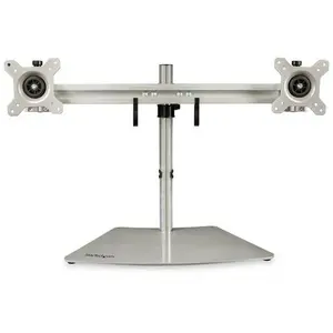 Comparateur de prix : StarTech.com Dual-Monitor Stand - Horizontal - Silver