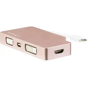 StarTech.com STARTECH Adaptateur multiport USB-C Or rose pas cher