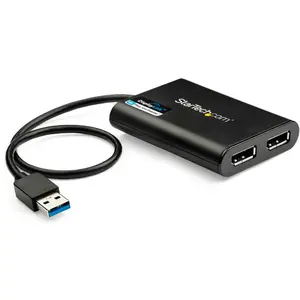 Comparateur de prix : Adaptateur Usb 3.0 Vers Double Displayport 4k 60 Hz - Carte Graphique