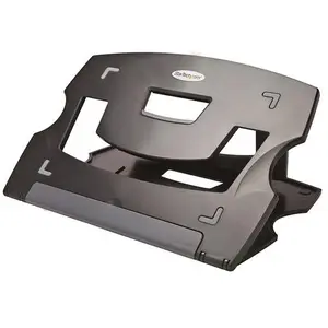 Comparateur de prix : Support pour ordinateur portable - - Modèle réglable - Plastique - Noir Gris - Compact