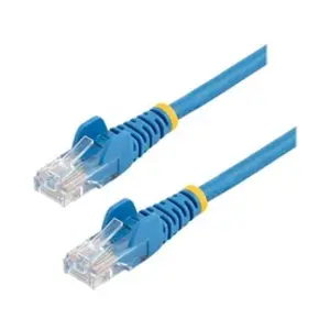 Comparateur de prix : STARTECH Câble réseau Cat5e UTP sans crochet - 7 m Bleu - Cordon Ethernet RJ45 anti-accroc - Câble patch