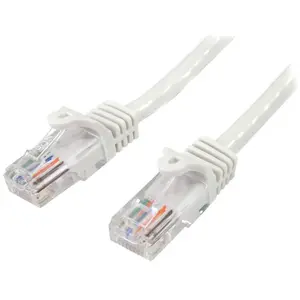 Comparateur de prix : StarTech.com StarTech 7m White Snagless Cat5e Patch Cable