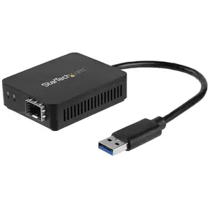 Comparateur de prix : StarTech.com Adaptateur réseau USB 3.0 vers fibre optique Gigabit Ethernet avec