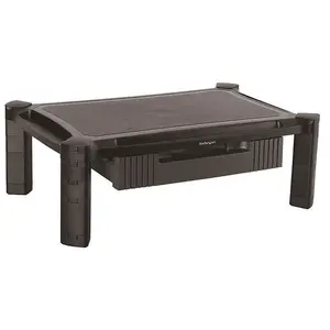 Comparateur de prix : StarTech.com StarTech Soporte Elevable con Cajón para Monitor 13-32" Máx 10Kg Negro