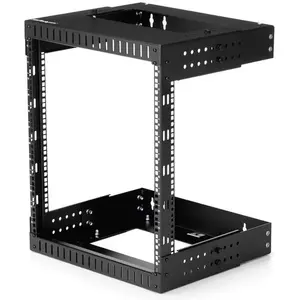 StarTech.com Rack serveur mural 12U - Armoire réseau à cadre ouvert - Profondeur de 30 à 50 cm