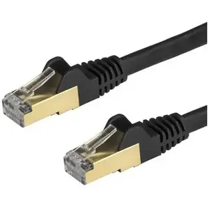 Comparateur de prix : StarTech.com Startech Câble Réseau Rigide UTP 6ème Catégorie 6ASPAT1MBK 1 m TU