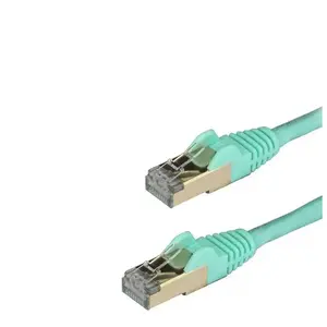 Comparateur de prix : StarTech.com 6ASPAT1MAQ câble de réseau Turquoise U/FTP (STP)
