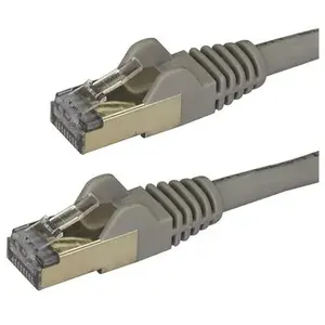 Comparateur de prix : StarTech.com Startech - 2M CAT6A patch cable - gray cat 6A network cable - stp