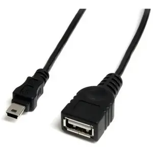 Comparateur de prix : Câble 30cm Mini USB 2.0 - USB A vers Mini B - Bu/St - Câble USB - USB (F)